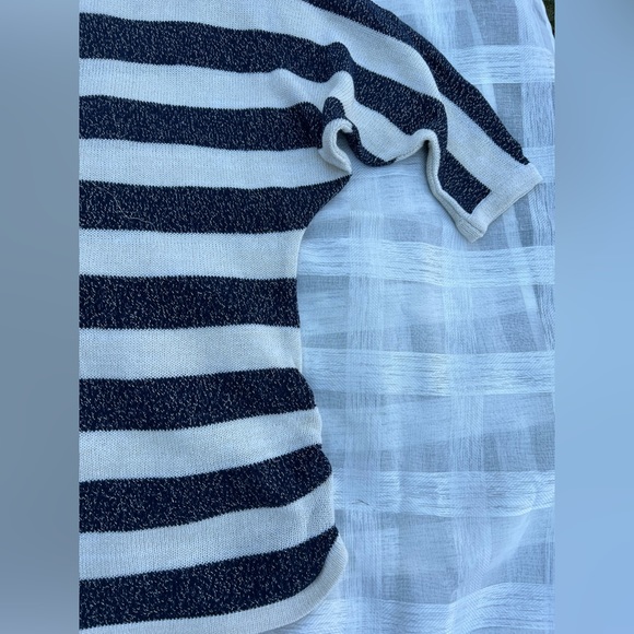 Navy and white striped sweater by Alya - Picture 4 of 5